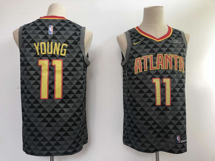 Hawks 11 Trae Young Black Nike Swingman Jersey,We sell and wholesale Hawks 11 Trae Young Black Nike Swingman Jersey on line form chian!